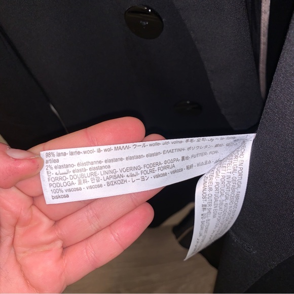 MASSIMO DUTTI black blazer - Picture 4 of 5